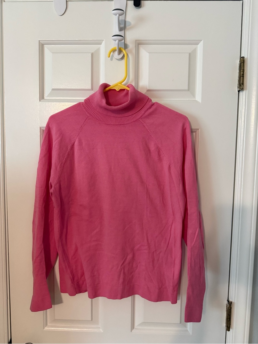 Talbots Bright Pink Turtleneck Sweater